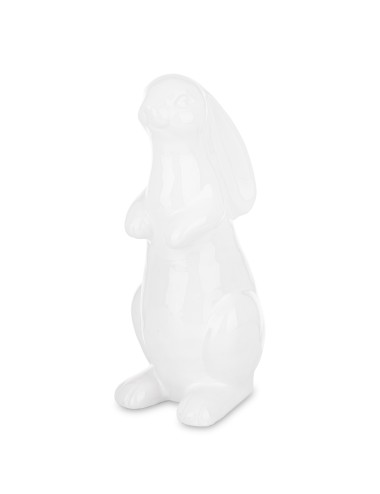 Figurka ceramiczna biały zając