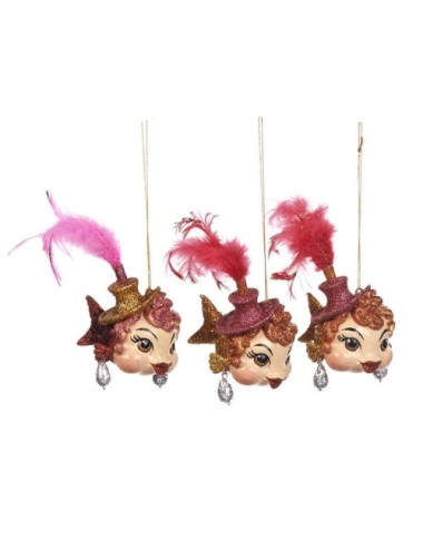 Zawieszka rybka róż różne wzory