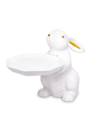 Figurka królik z tacką