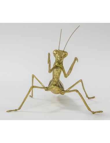 Figurka Modliszka złota