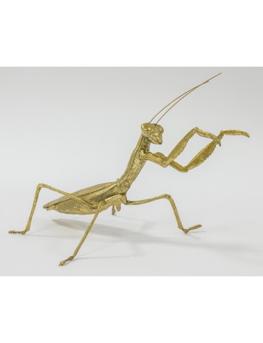 Figurka Modliszka złota