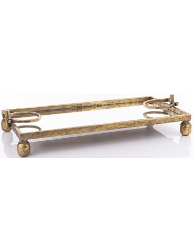 Taca dekoracyjna lustro złota duża