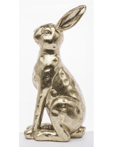 Figurka królik złoty mały