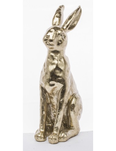 Figurka królik złoty mały