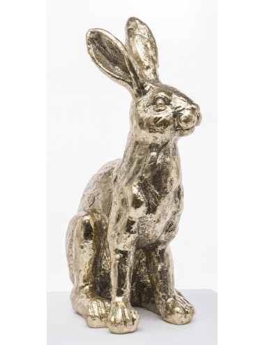 Figurka królik złoty