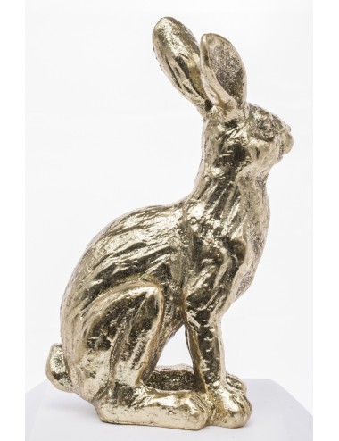 Figurka królik złoty