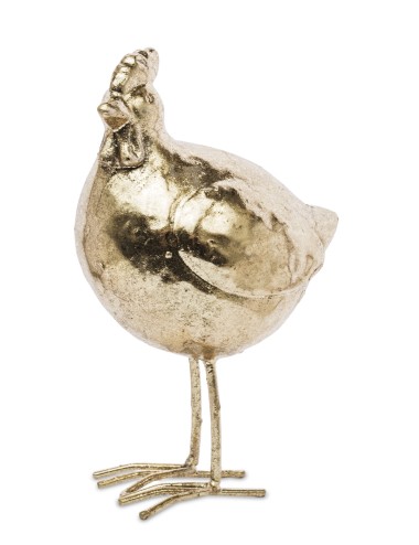 Figurka kura złota mała