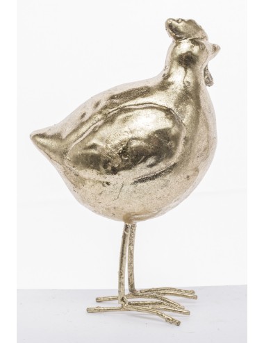 Figurka kura złota mała