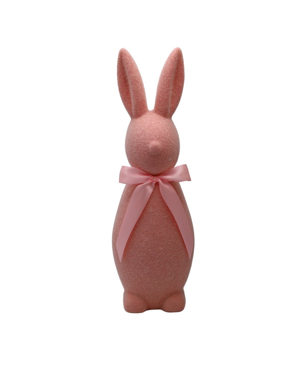 Zając welurowy różowy średni