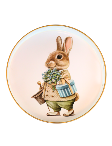 Taca okrągła z króliczkiem