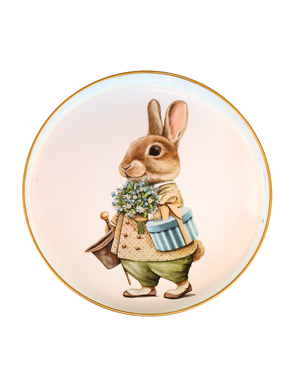 Taca okrągła z króliczkiem