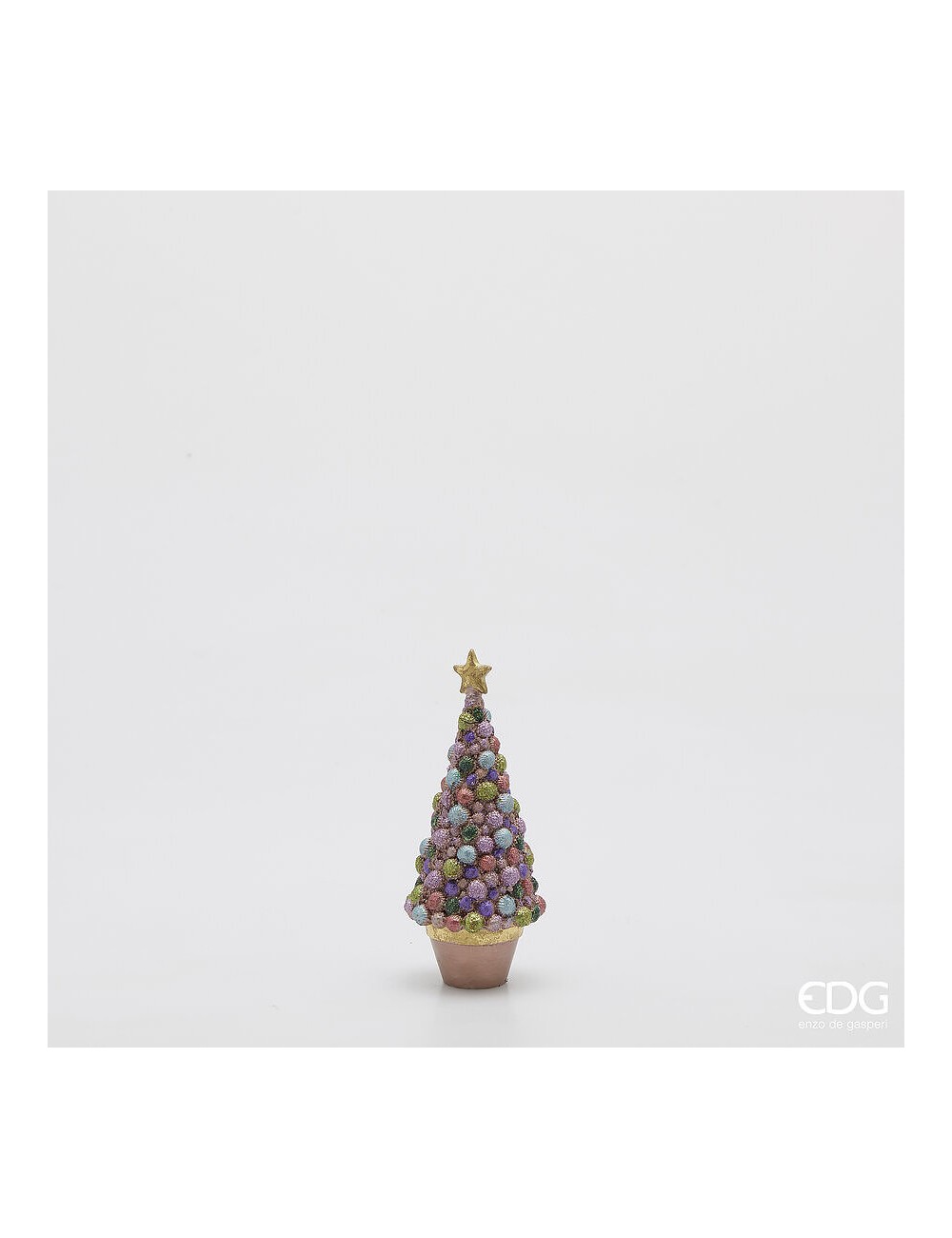 Choinka stożek mini róż pastelowy