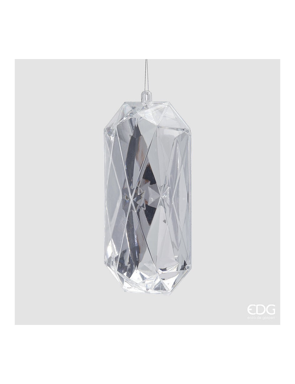 Zawieszka kryształ srebrny