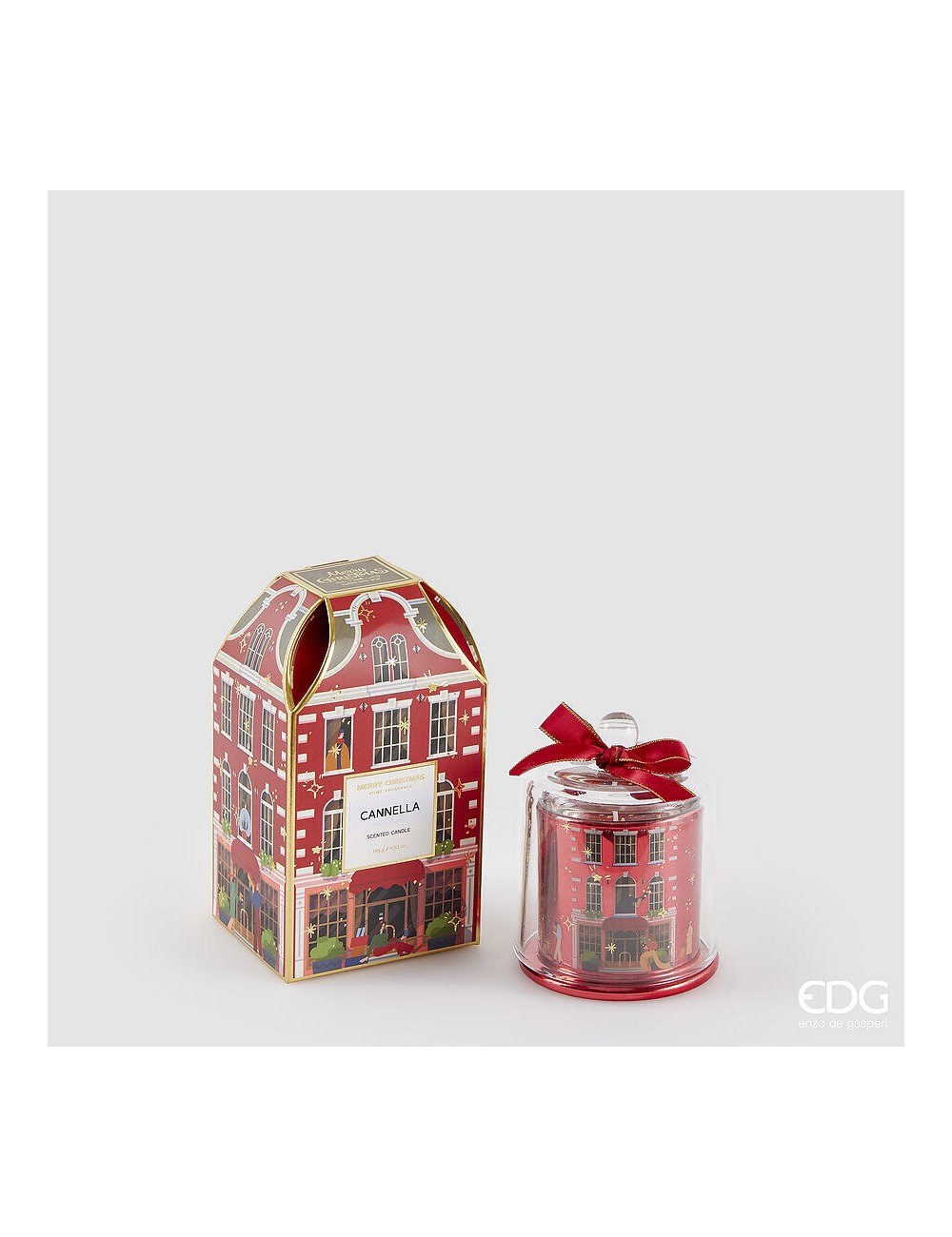 Świeca czerwona dom