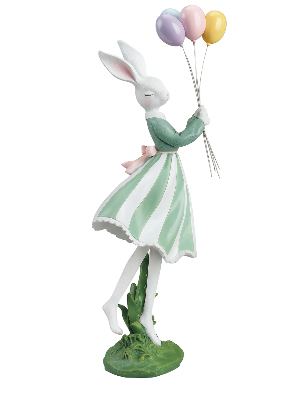 Figurka Pani Królik z balonami