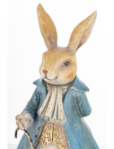 Figurka królik z laską