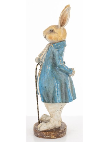 Figurka królik z laską