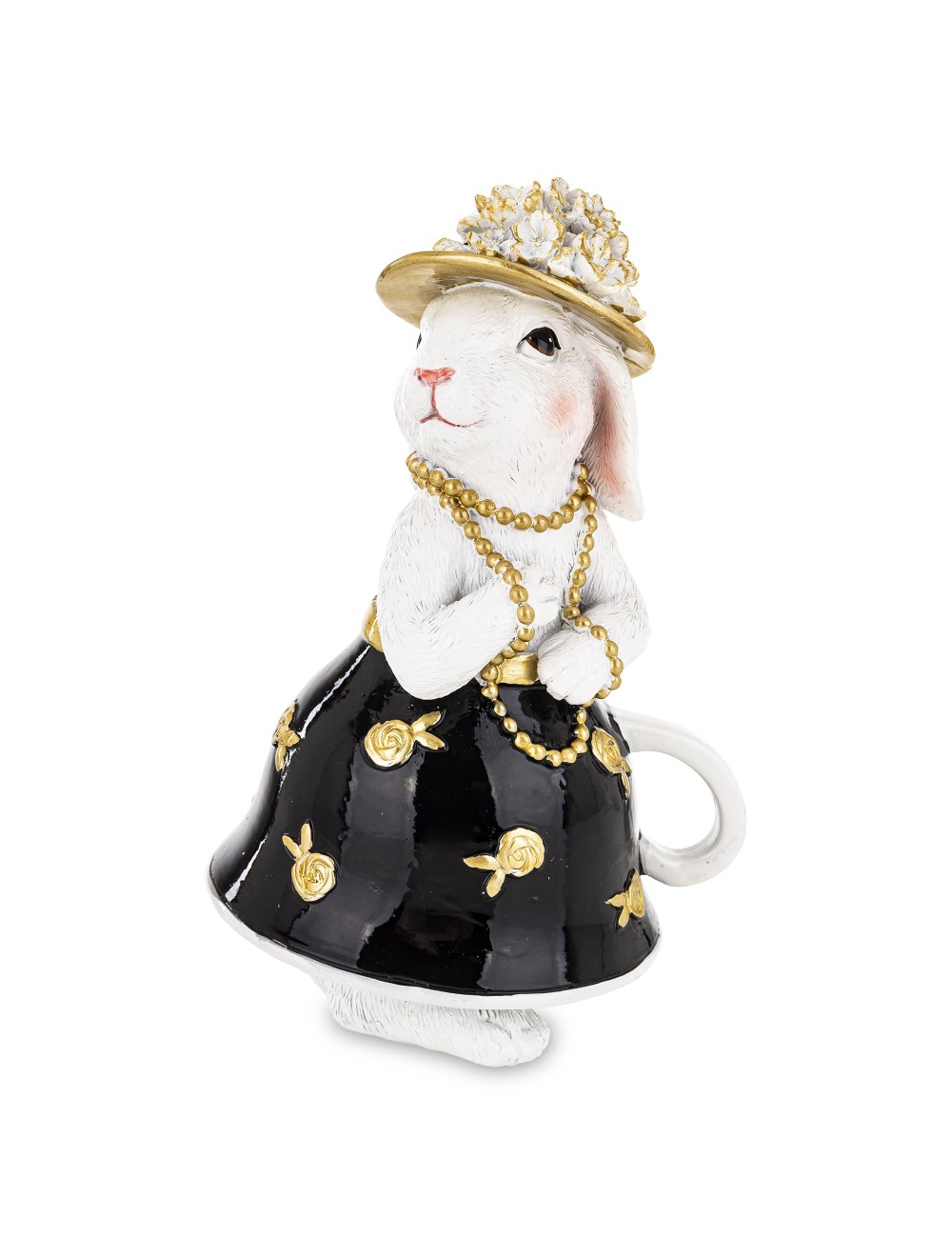 Figurka królik dziewczynka filiżanka