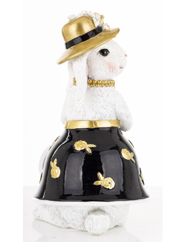 Figurka królik dziewczynka filiżanka