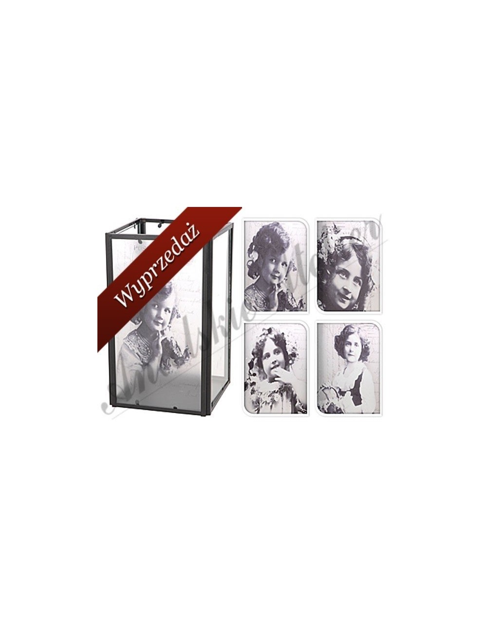 Latarnia ze zdjęciem 18cm