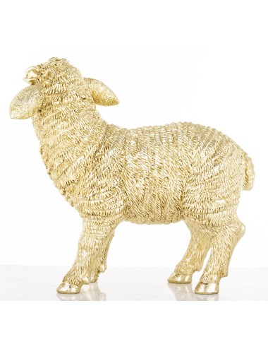 Figurka owca złota wianek