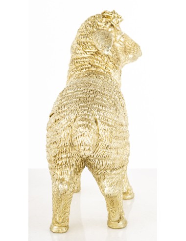 Figurka owca złota wianek