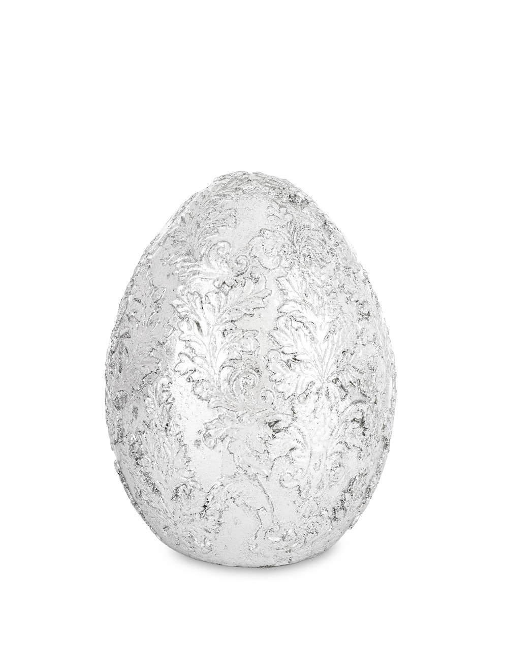 Figurka jajko srebrne