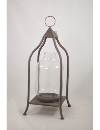 Lampion metalowy na czterech nogach