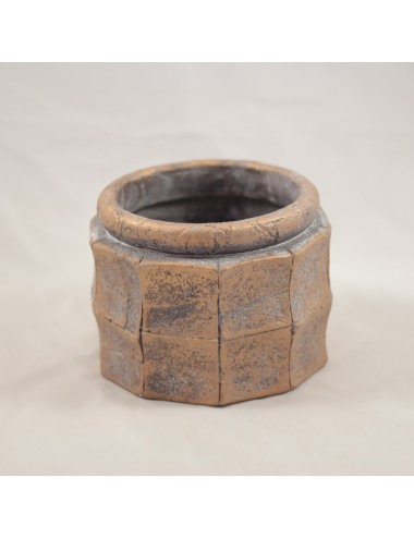 Osłonka kamienna złota okrągła ścięte boki