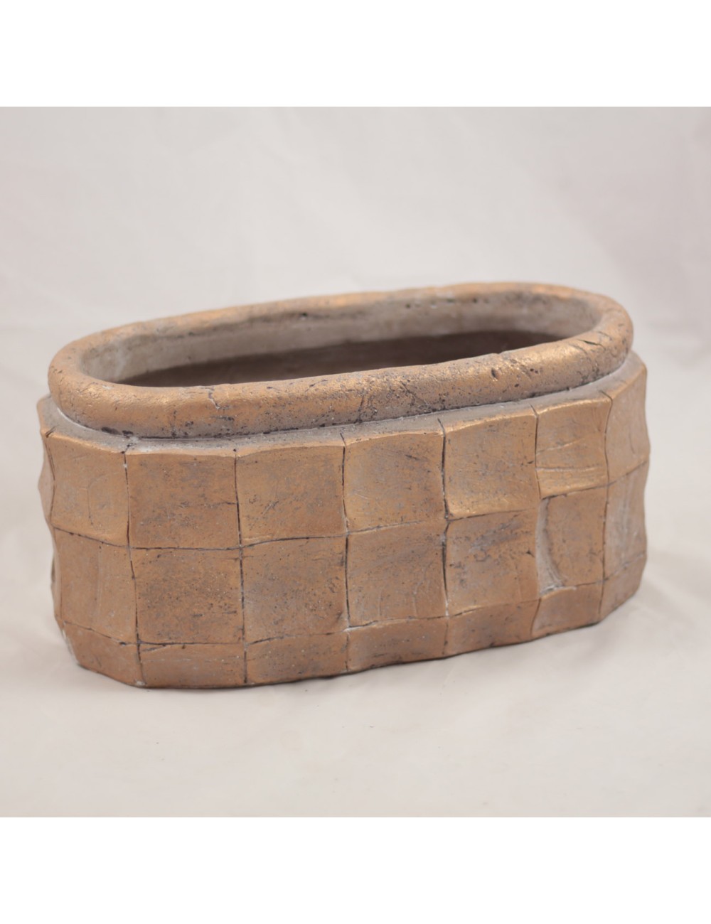 Osłonka złota owalna ścięte boki