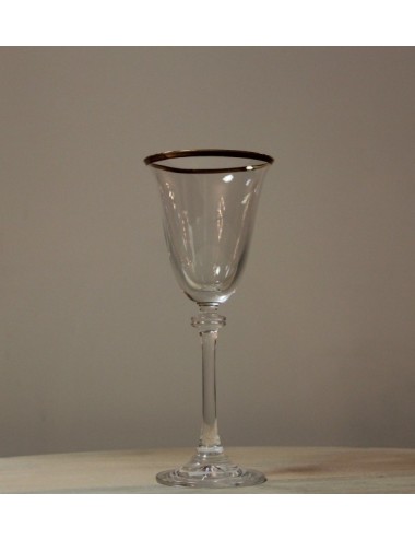 Kieliszek złoty pasek duży