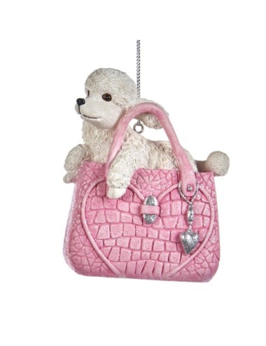 Zawieszka pudel w torebce