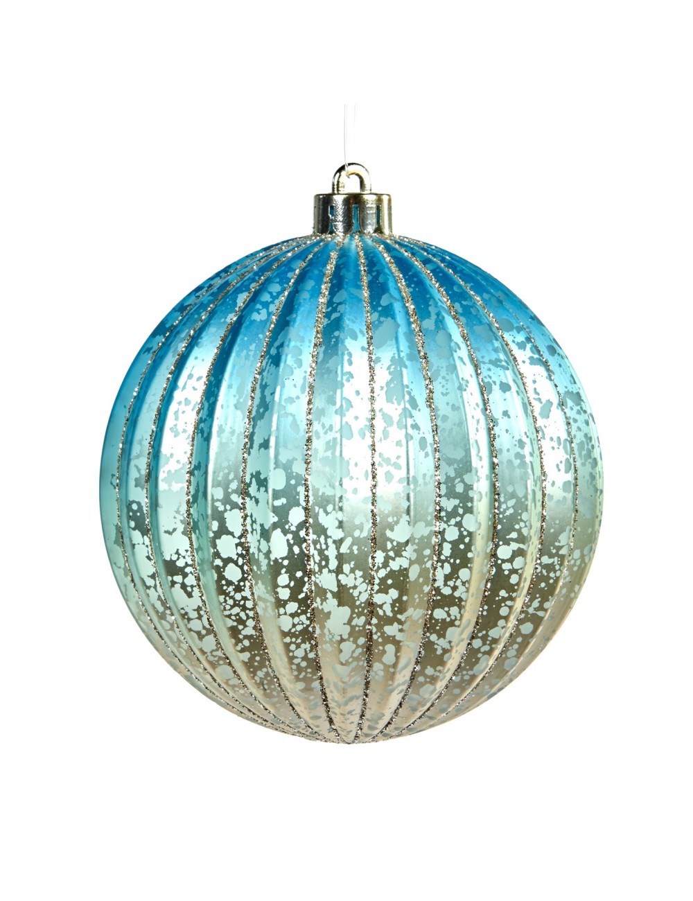 Bombka turkus szkło