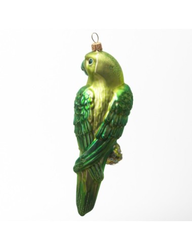 Bombka Polska papuga zielona